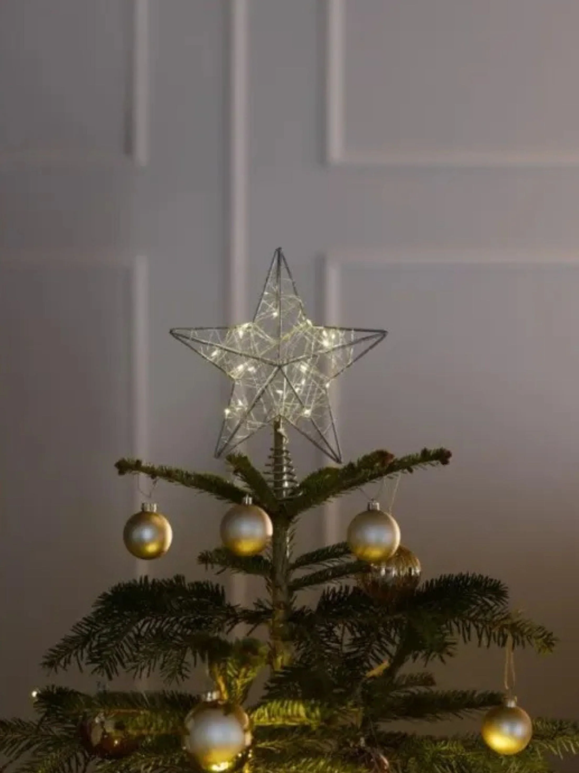 Led Christmas Tree Topper (Silver) - Image 2