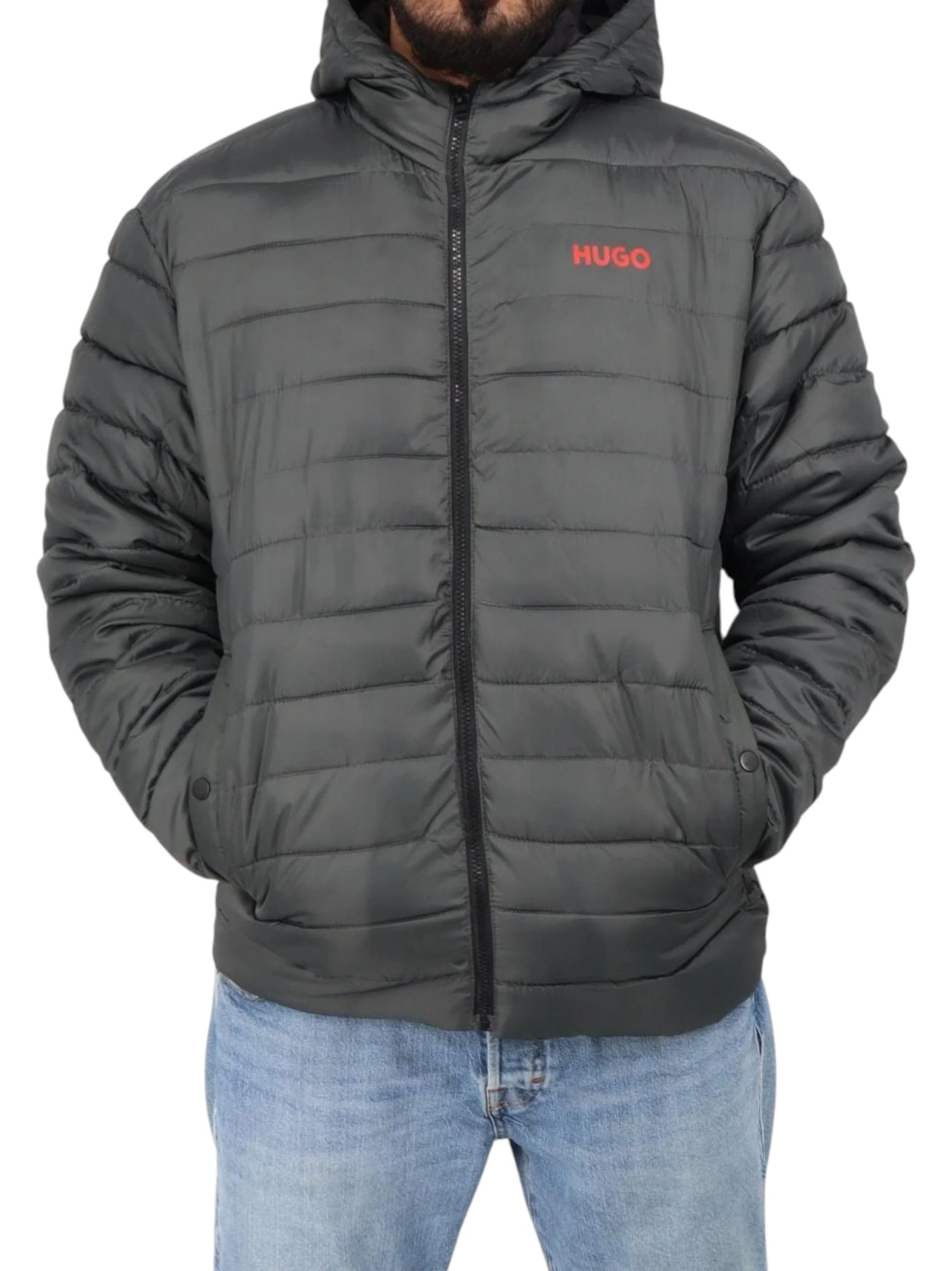 Men's Quilted Jacket,Grey