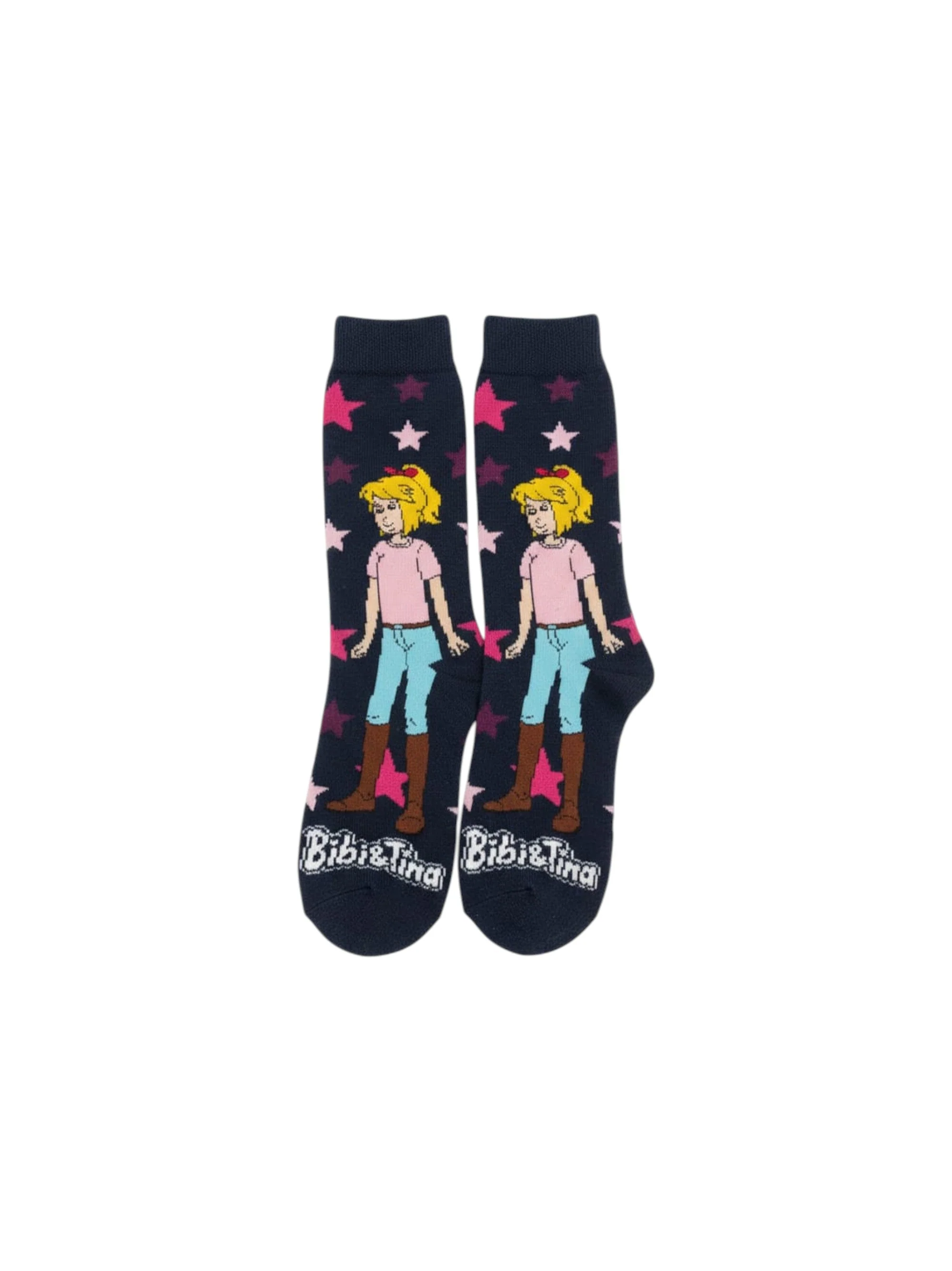 Kids Girl�s Printed Socks ,Navy
