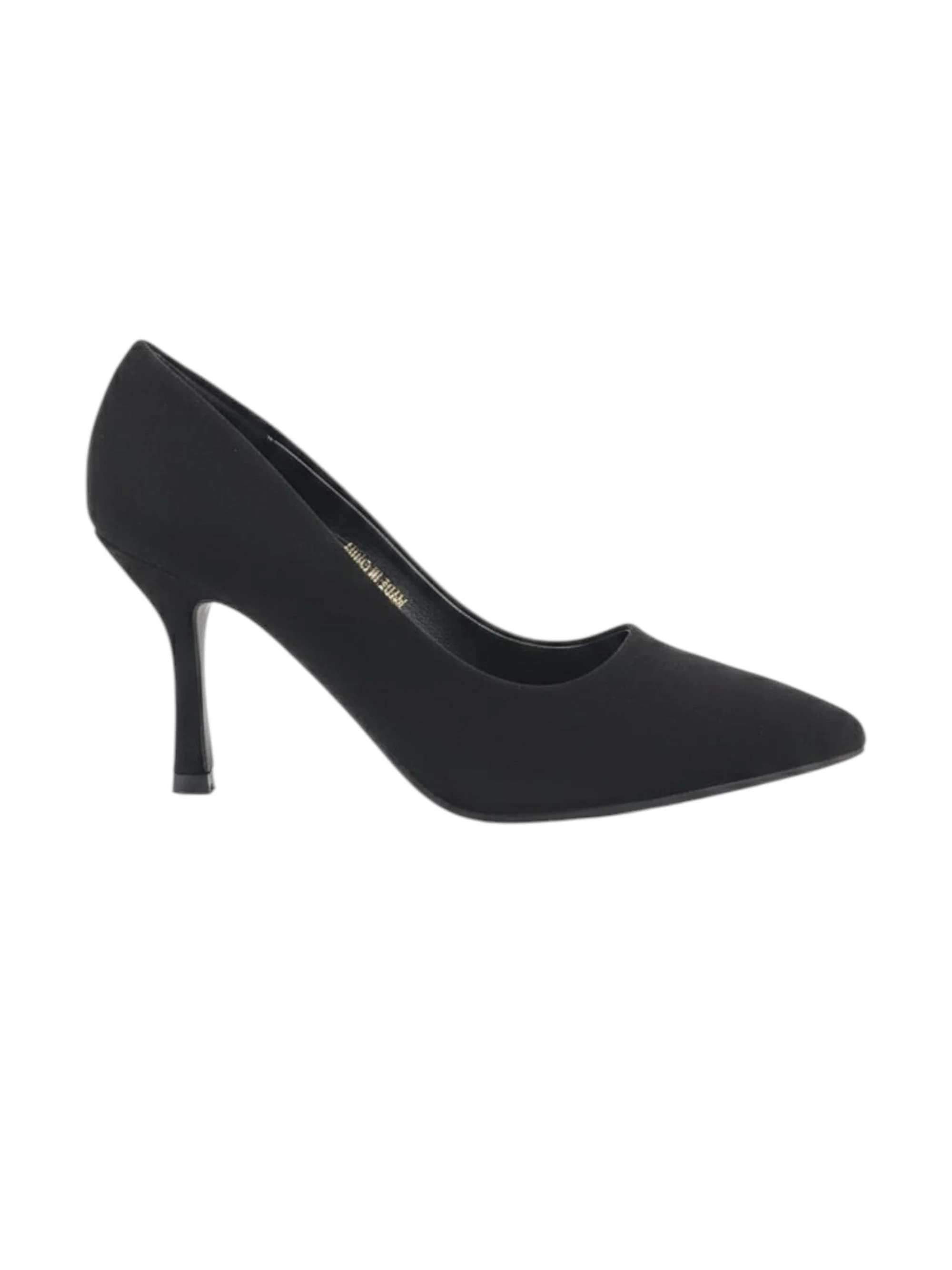 Women's Plain High Shoes,Black
