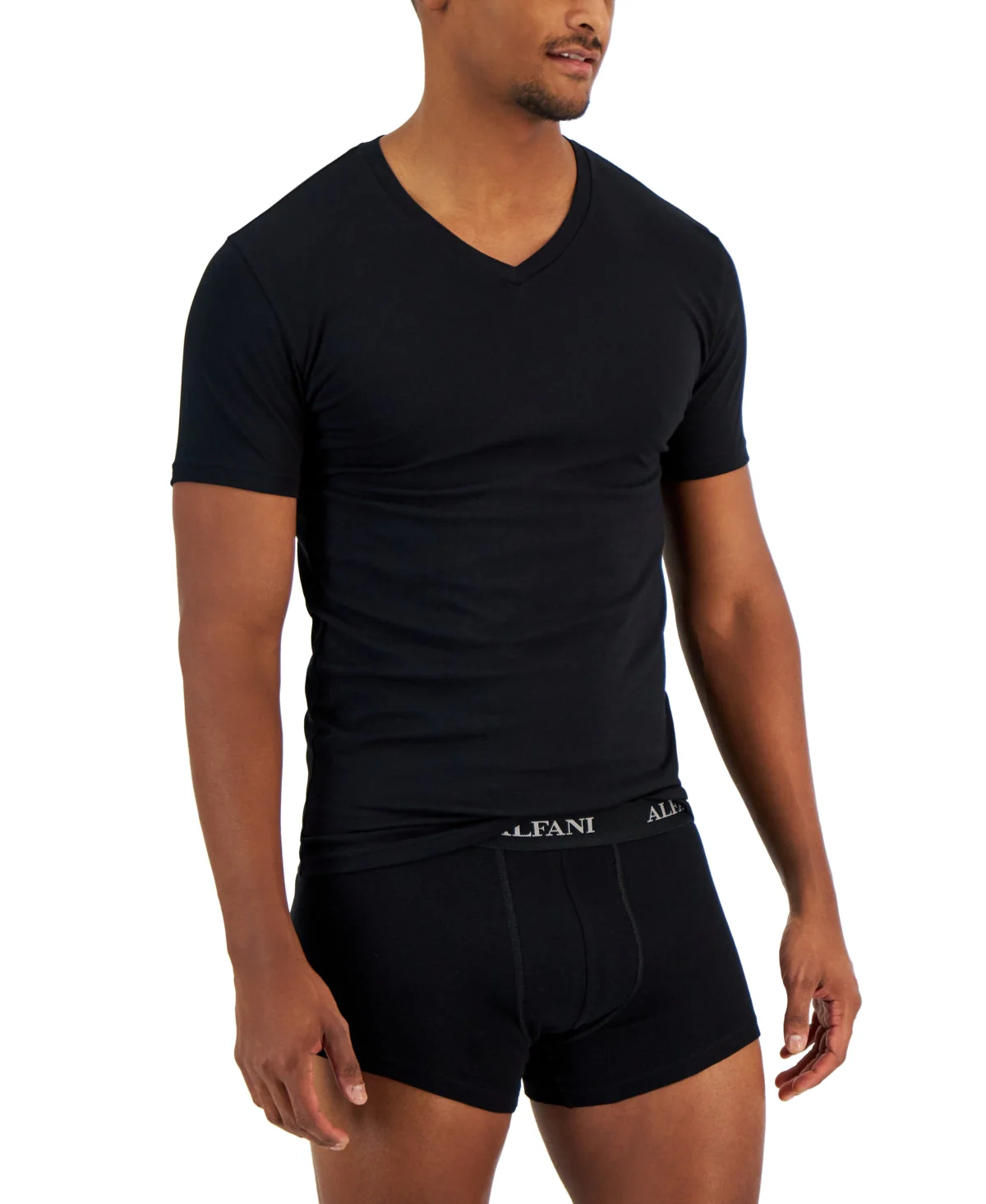 Men's 4 Pack Plain Shirt Regular Fit,Black