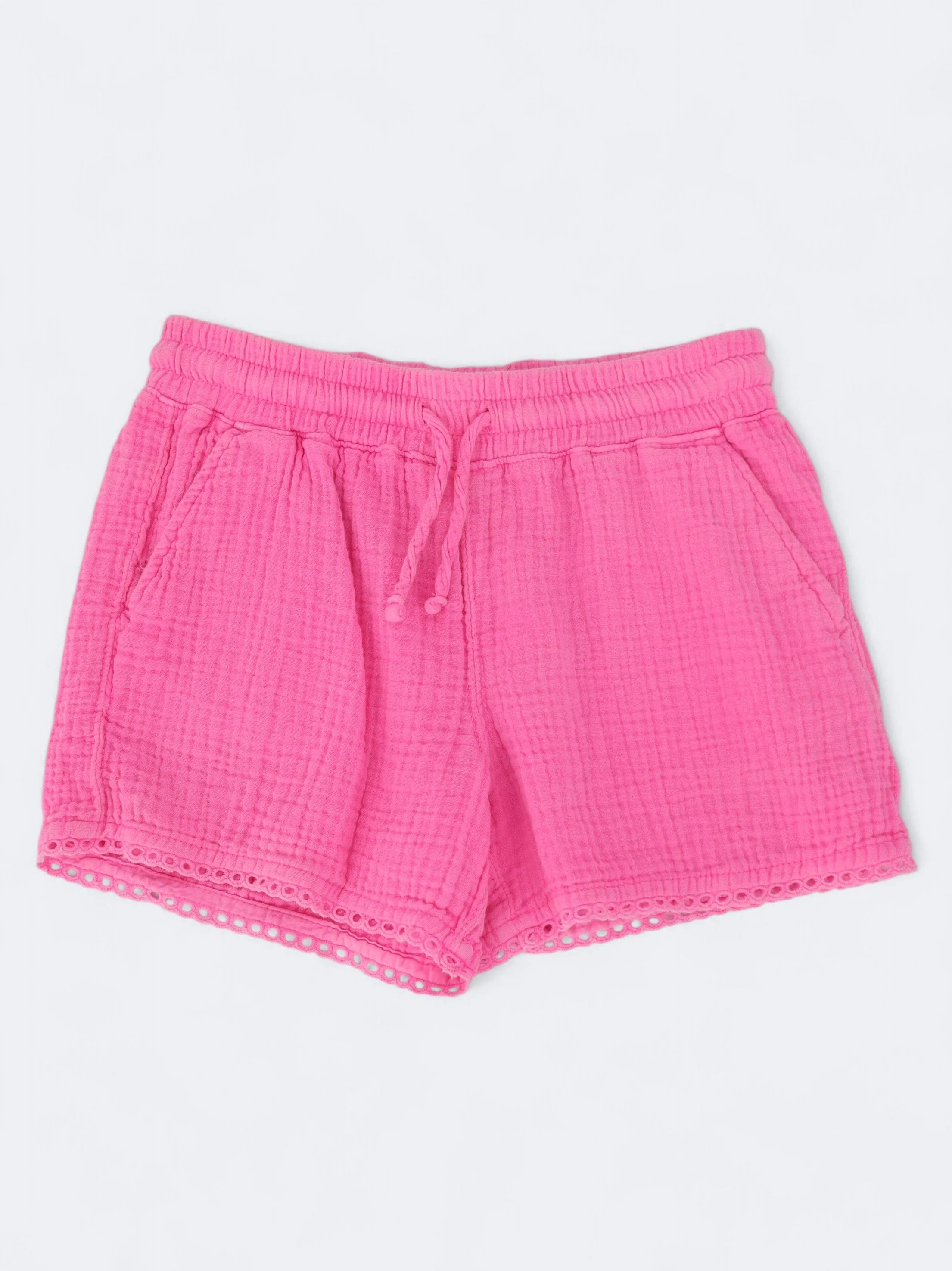 Kids Girl's Textured Short,Pink