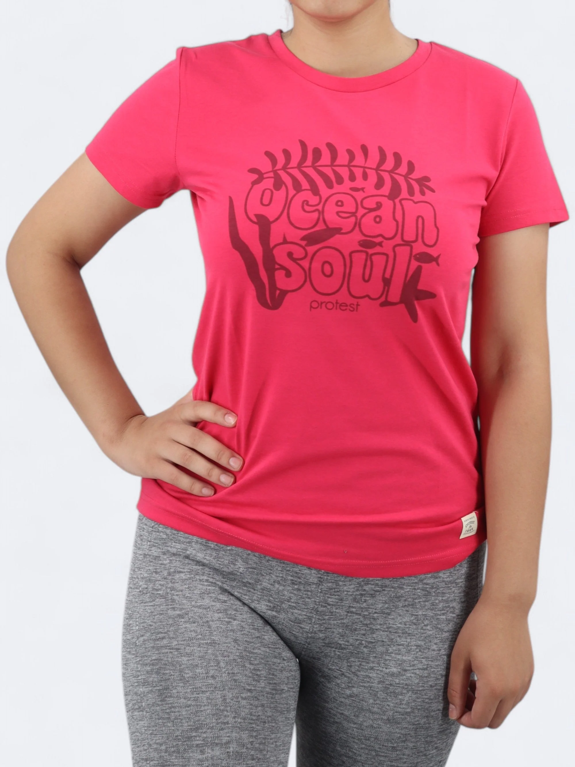 Women's Printed T-Shirt,Pink
