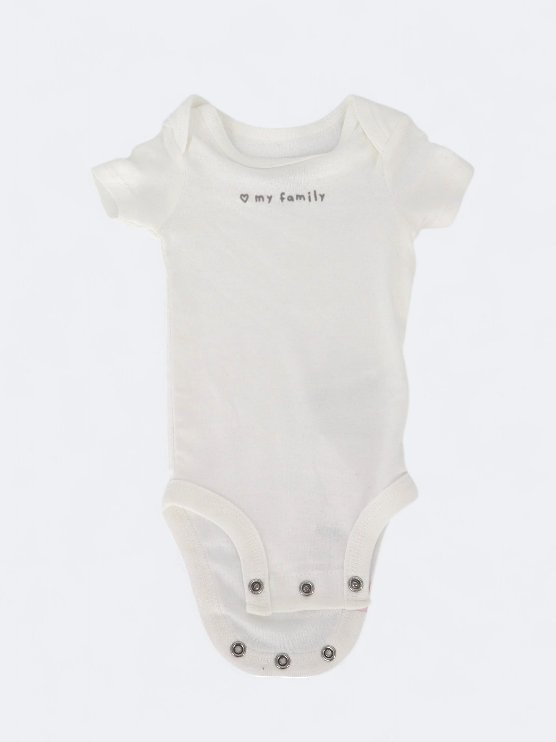 Kids Boy's Printed Bodysuit,White