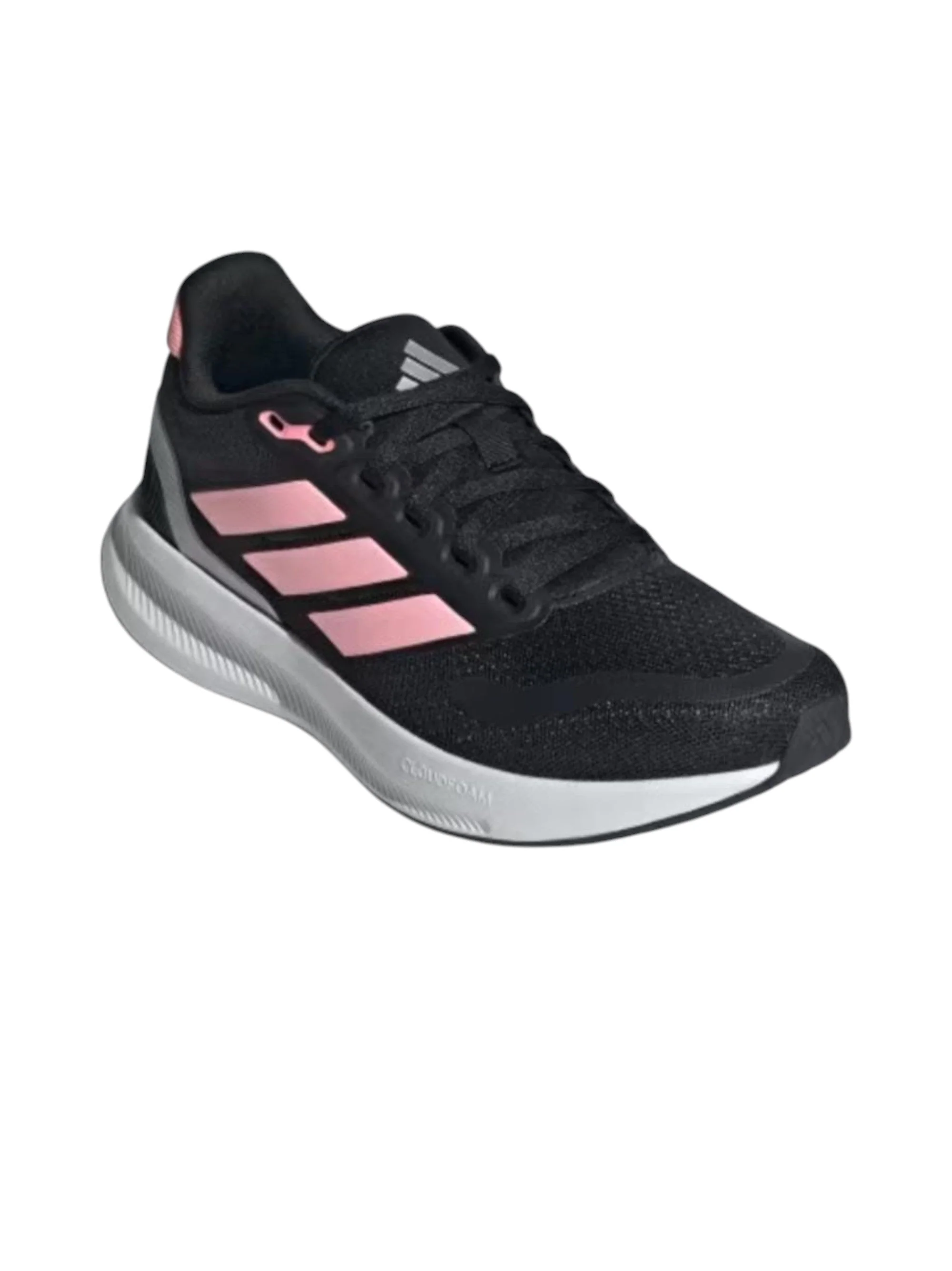 Women's Brand Logo Patched Running Shoes,Black