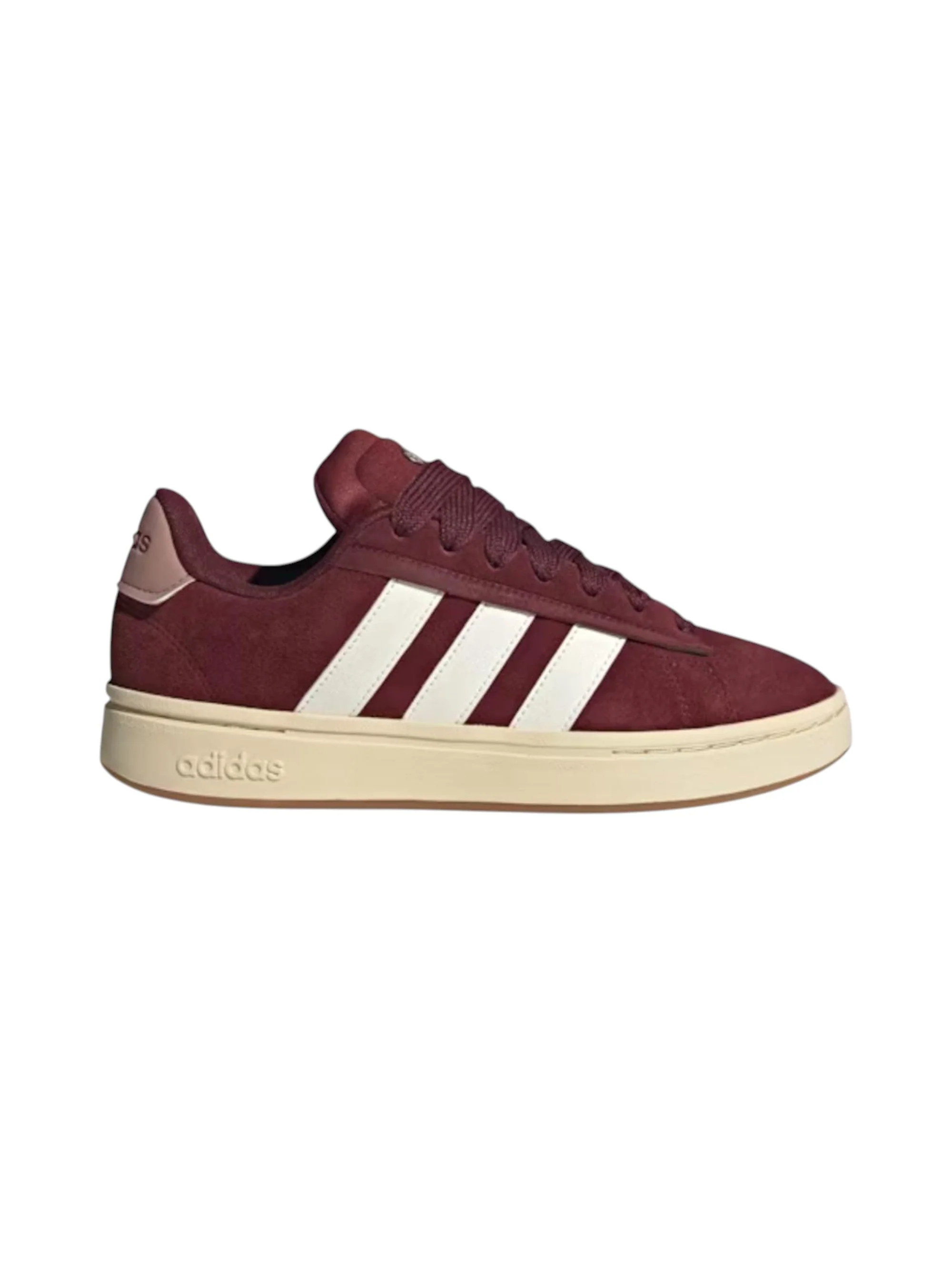 Women's Brand Logo Patched Shoes,Burgundy