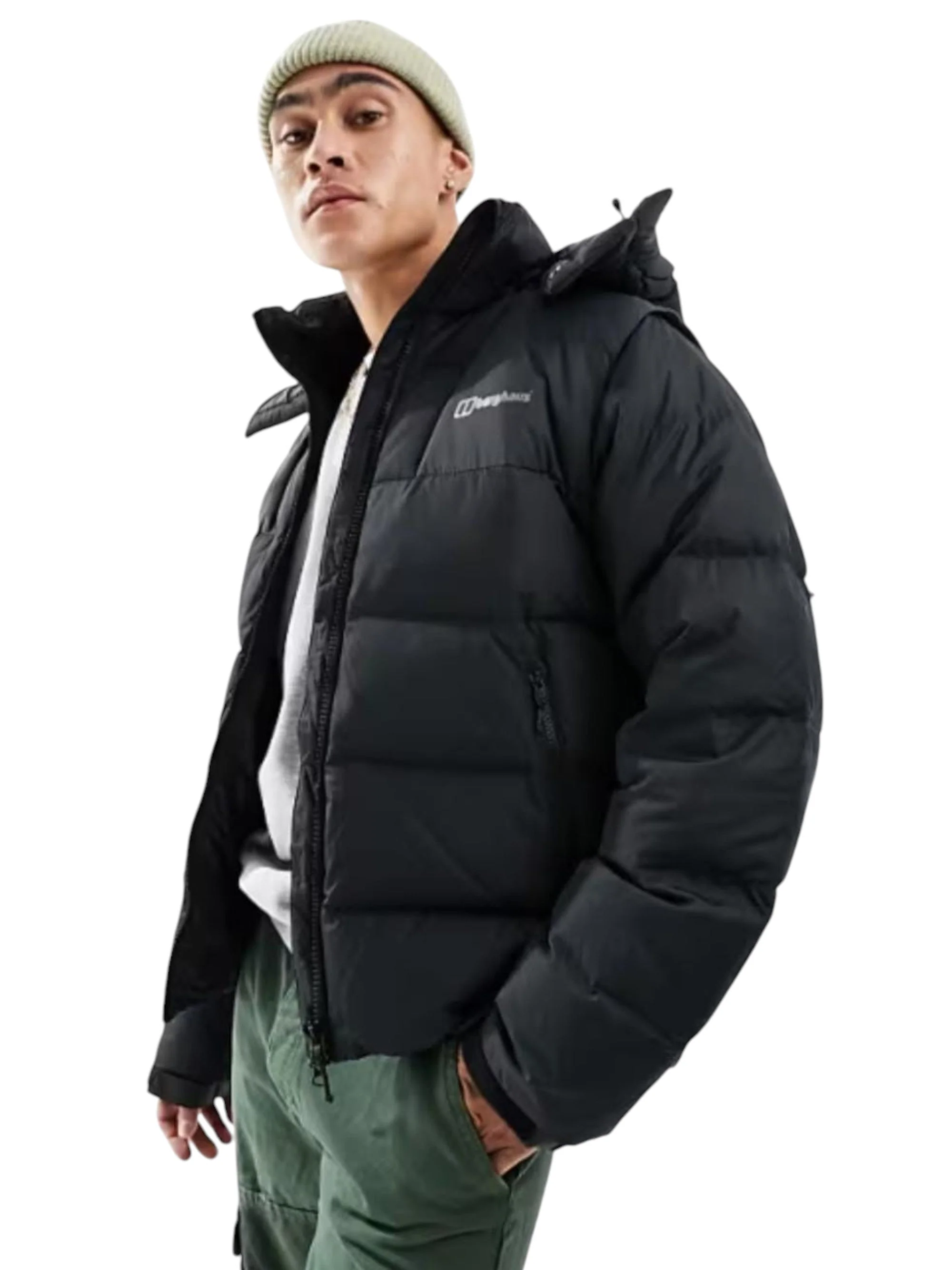 Men's Quilted Jacket,Black