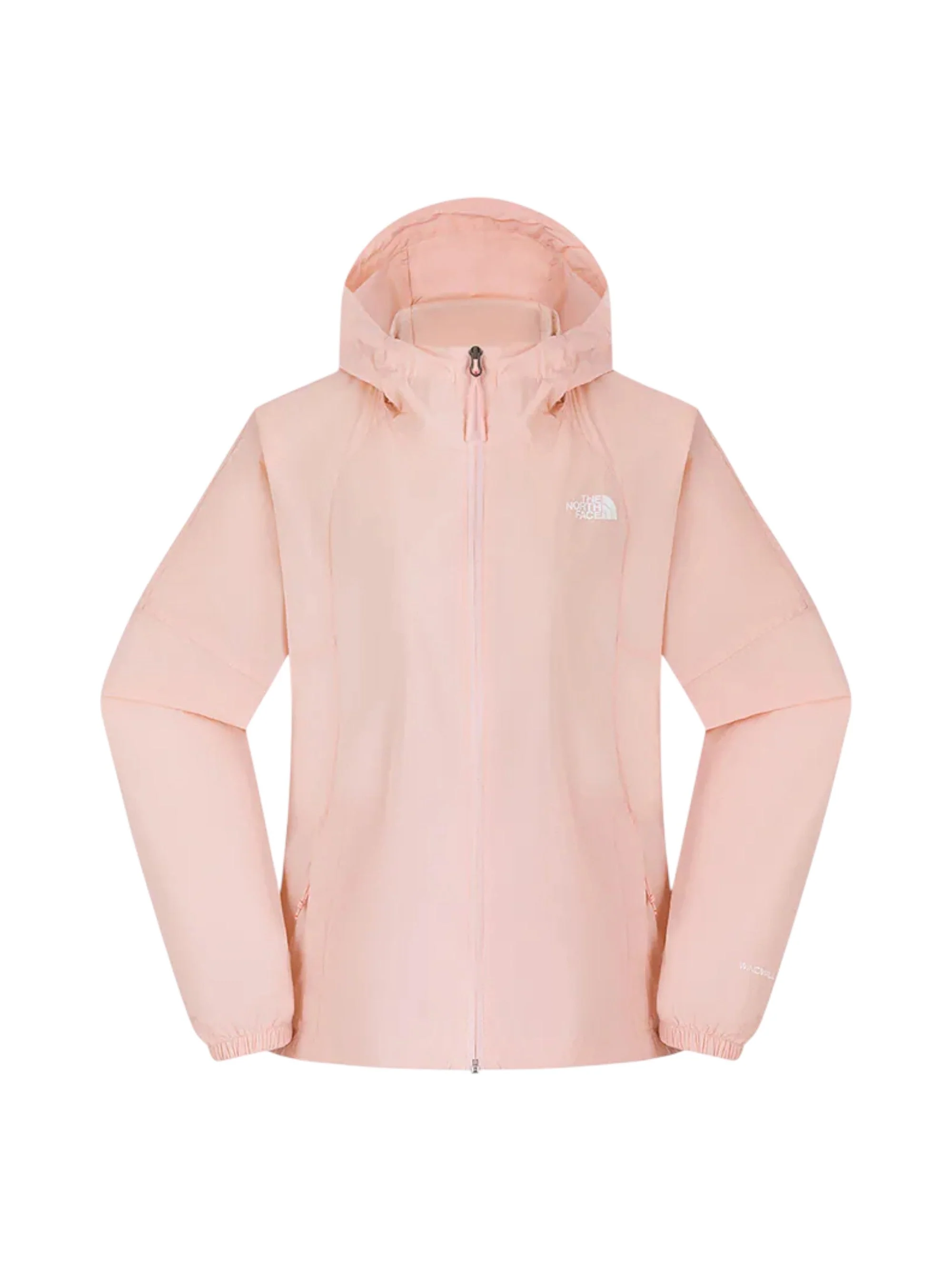 Women's Plain Solid Jacket Two Pockets, Light Pink