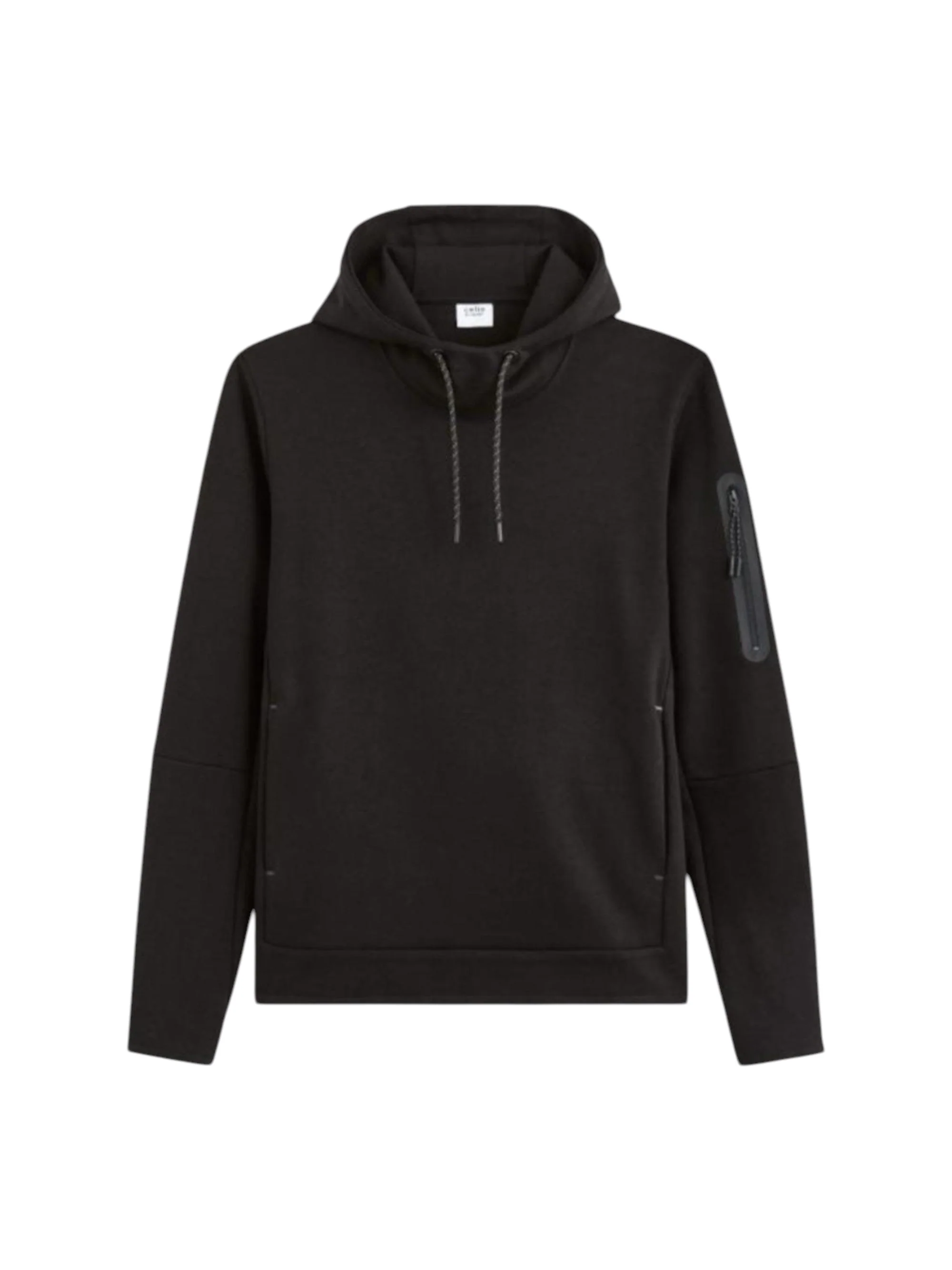 Men's Plain Hoodie,Black