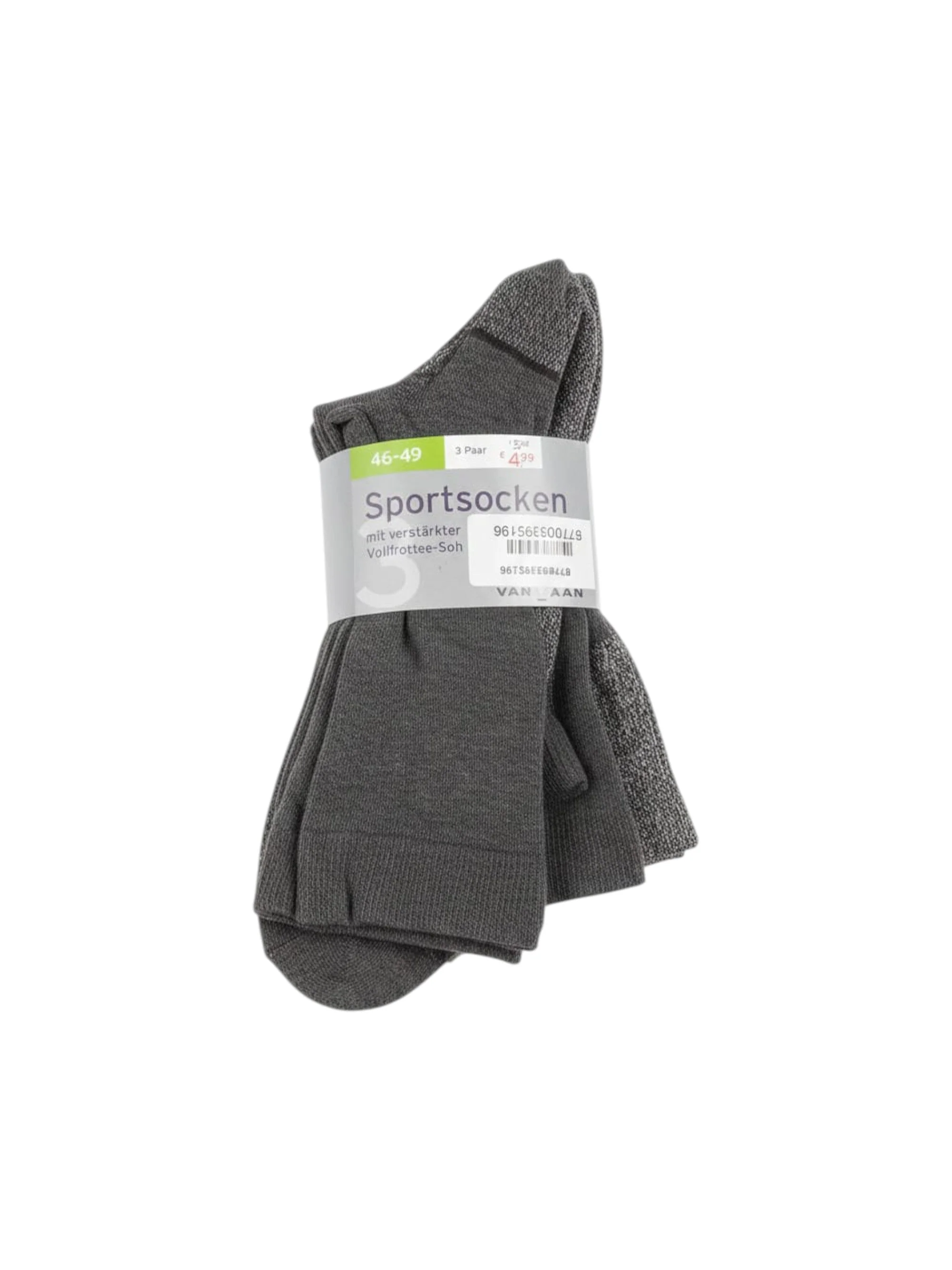 Men�s Knitted Socks Set 3 Pieces,Grey