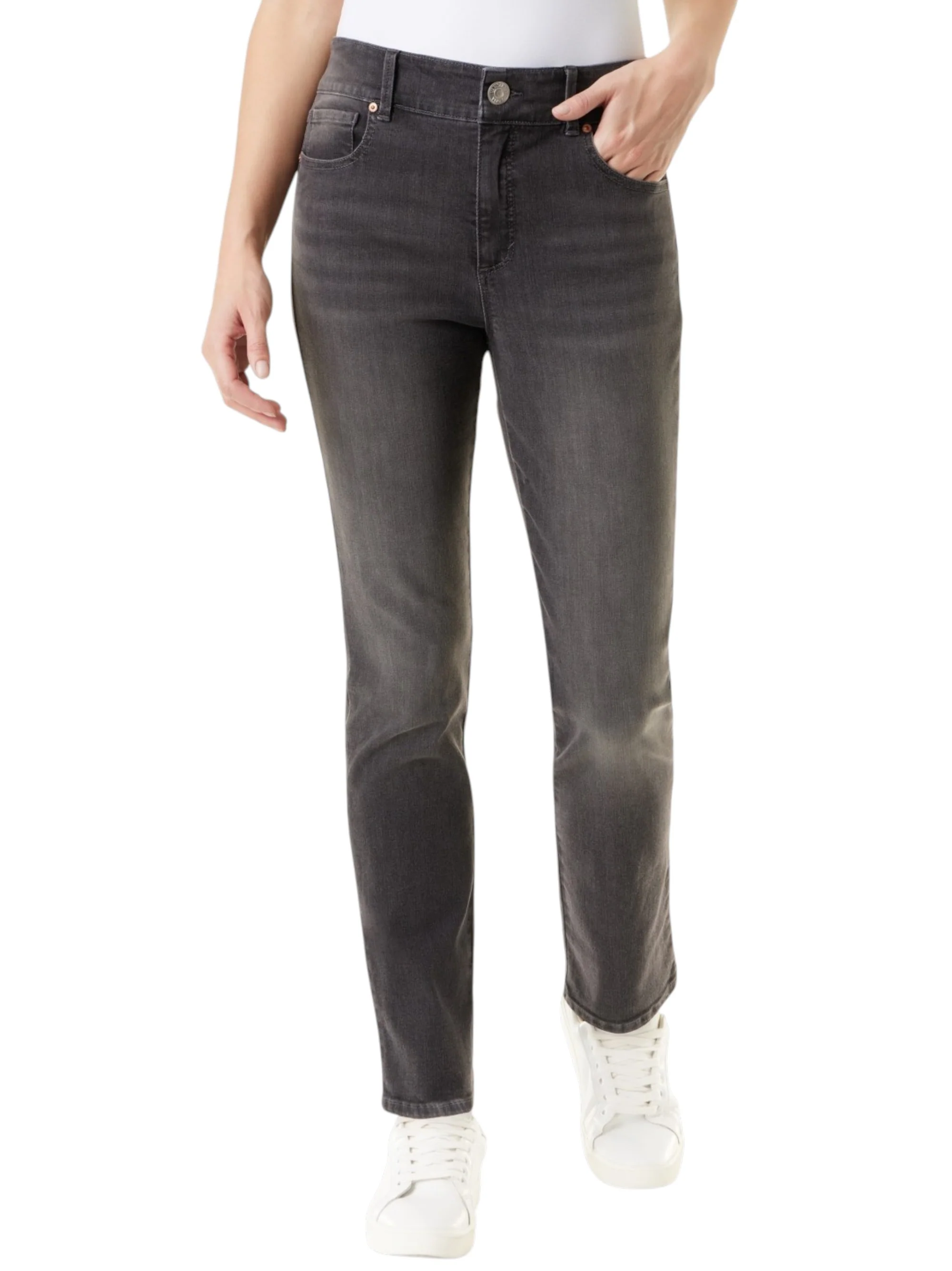 Women's Plain Jeans,Black